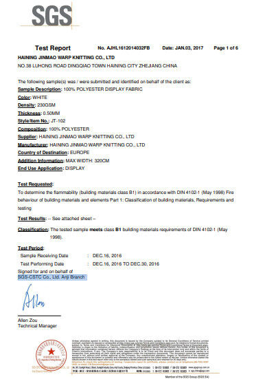 China Changzhou JJ Displaylit Equipment Co.,Ltd certification